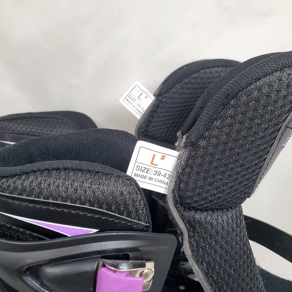 OBENSKY Adjustable Ice Skates for Boys & Girls, Beginner Ice Skates Purple/Black - Picture 11 of 15